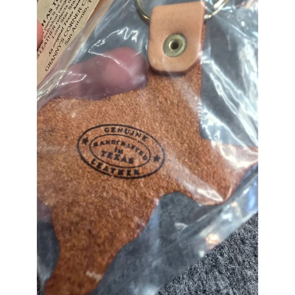 Texas Leather Key Holder Made in Texas Midland TX Petroleum Museum Design